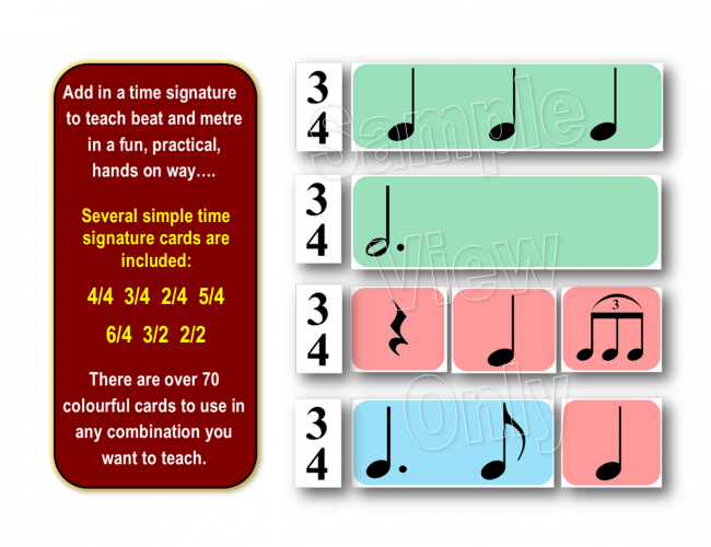 teaching rhythm, duration, note values, hands-on, practical and fun spatial rhythm, for beginner, elementary, and intermediate level, music theory, sight reading, young beginners