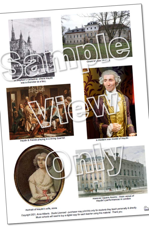 Haydn teaching resources