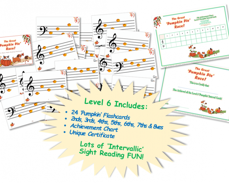 intervallic sight reading, fall music resources