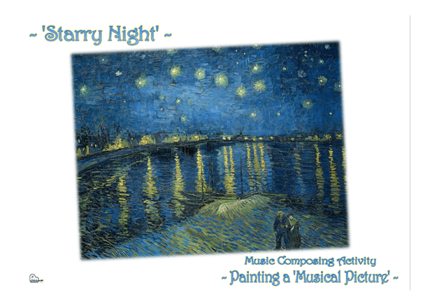 starry night composing activity