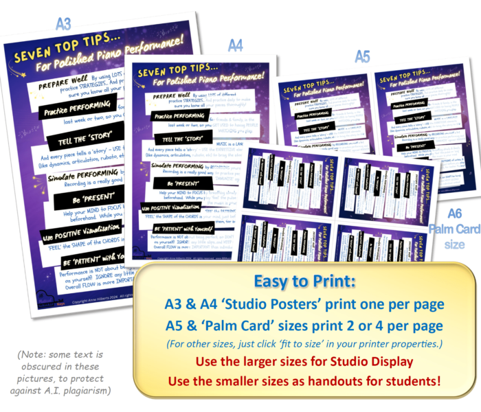 how to teach Piano Performance, music performance strategies