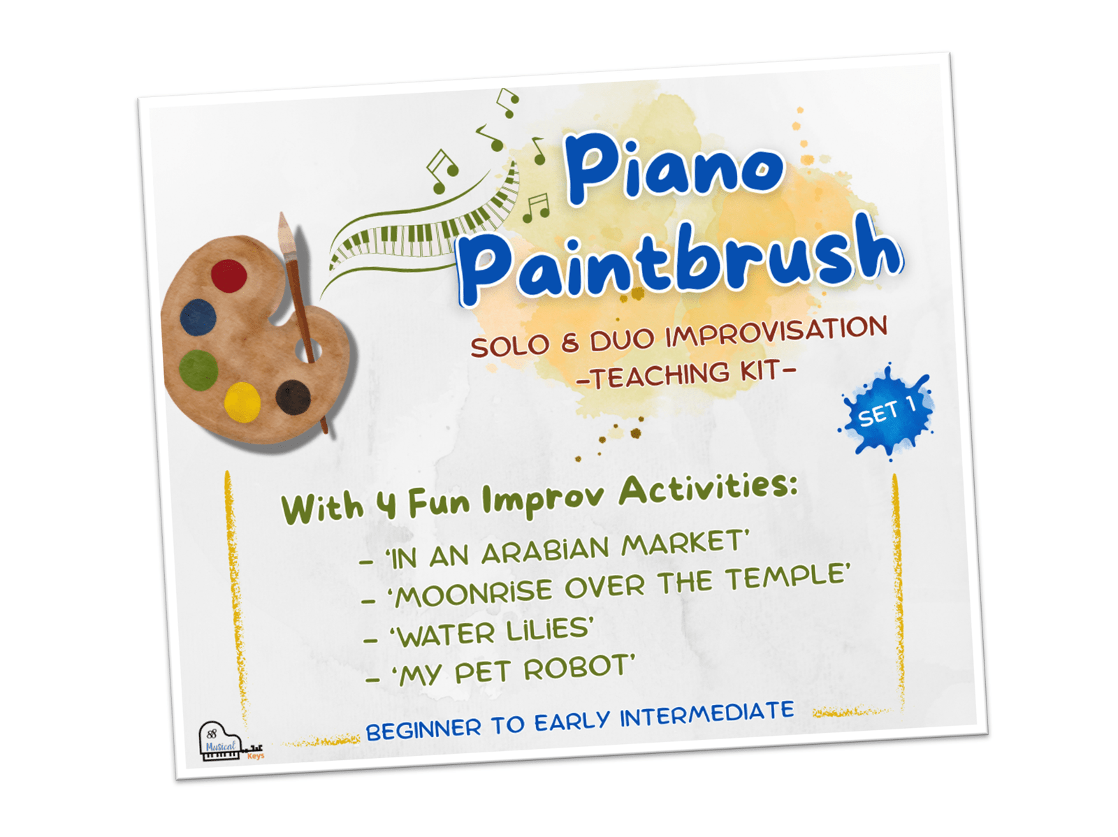 ‘Piano Paintbrush’ Improvisation How-to Kit