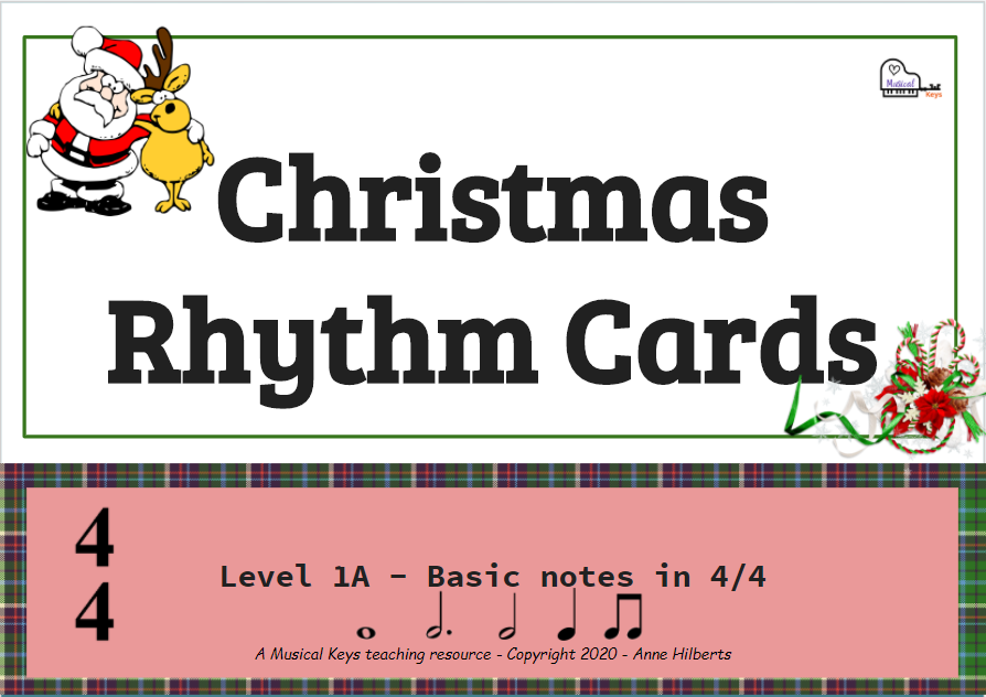 Rhythm Flashcards – Christmas Triple Set!
