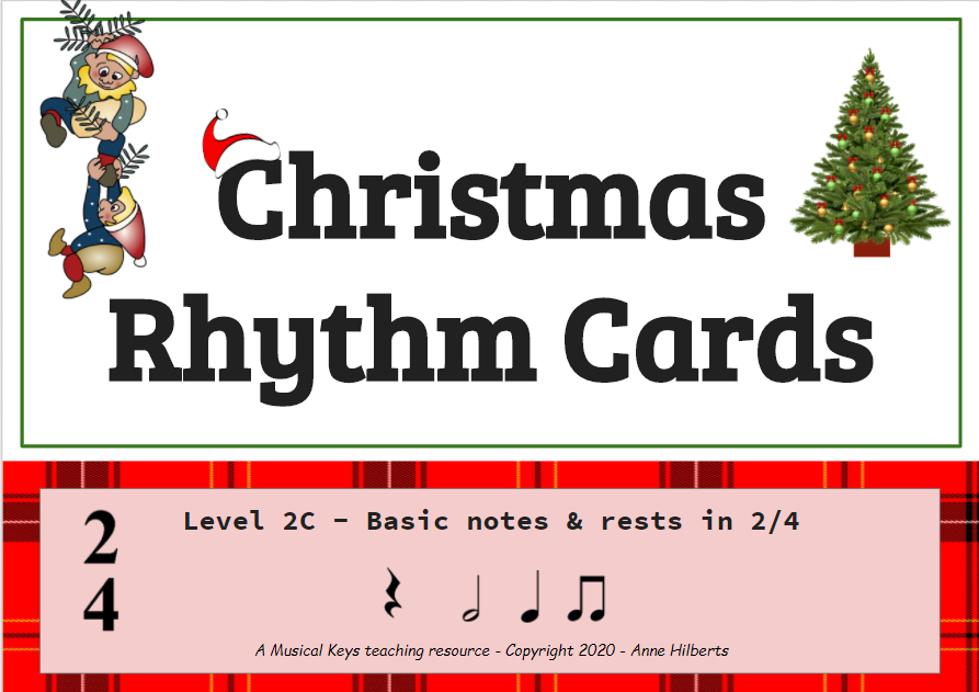 Rhythm Flashcards – Christmas Triple Set!