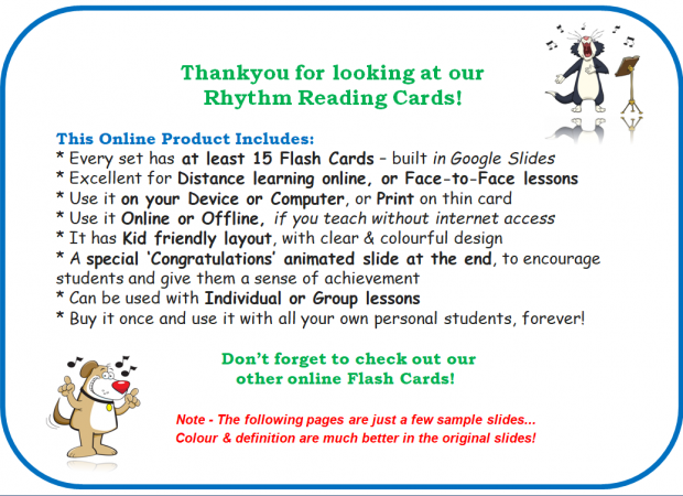 digital sight reading flashcards