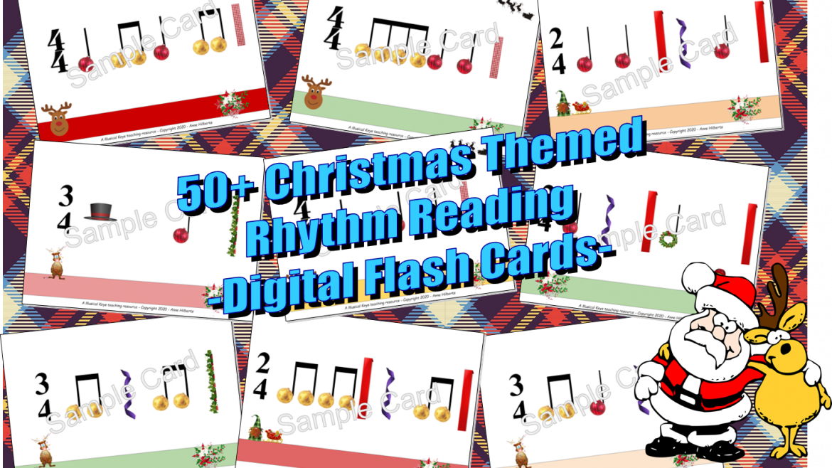 Rhythm Flashcards | Christmas Triple Set!