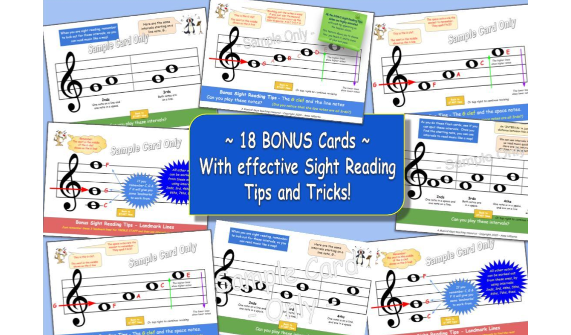 Music Flashcards – Rhythm & Pitch – BIG Bundle!