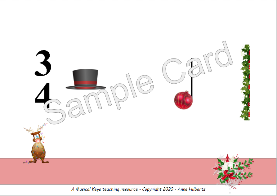 Rhythm Flashcards | Christmas Triple Set!