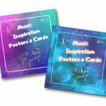 Music Motivation Posters & Cards – SET 1