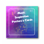 Motivating Music Posters & Cards – DUO Set