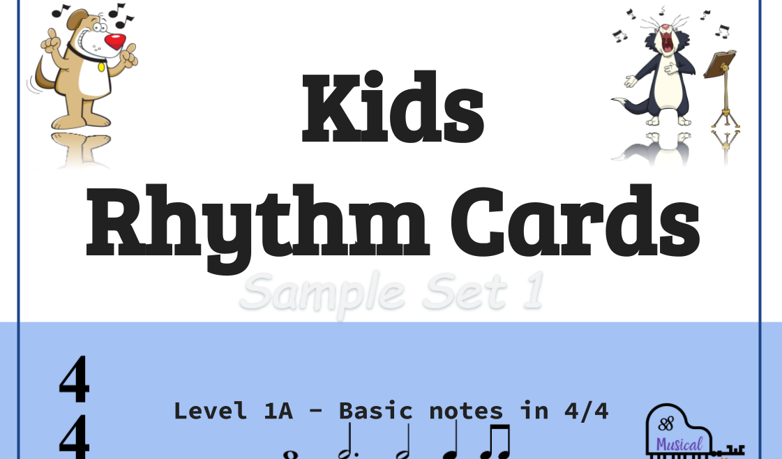 Rhythm Flashcards – Free SAMPLE set