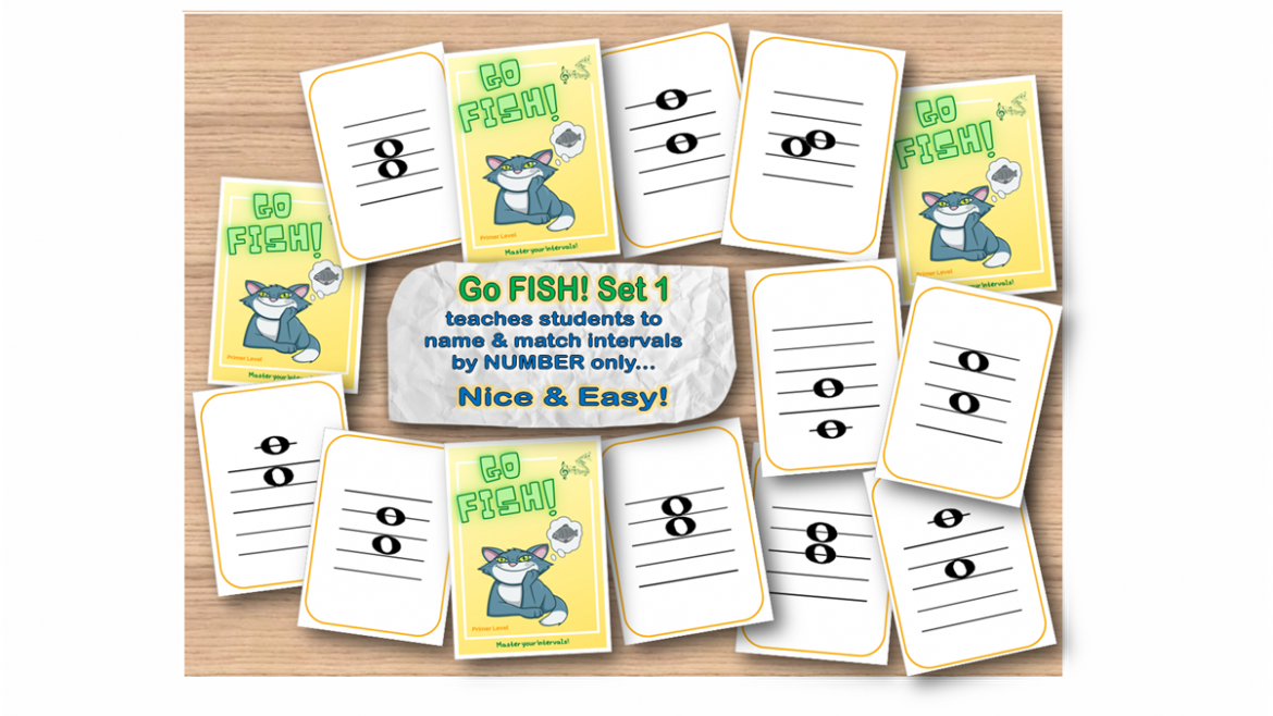 ‘Go FISH!’ Music Intervals Games & Studio Challenge