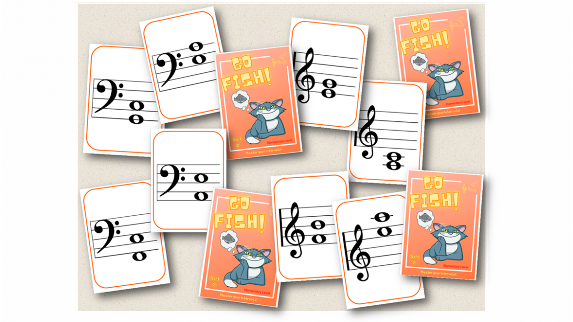 ‘Go FISH!’ Music Intervals Games & Studio Challenge