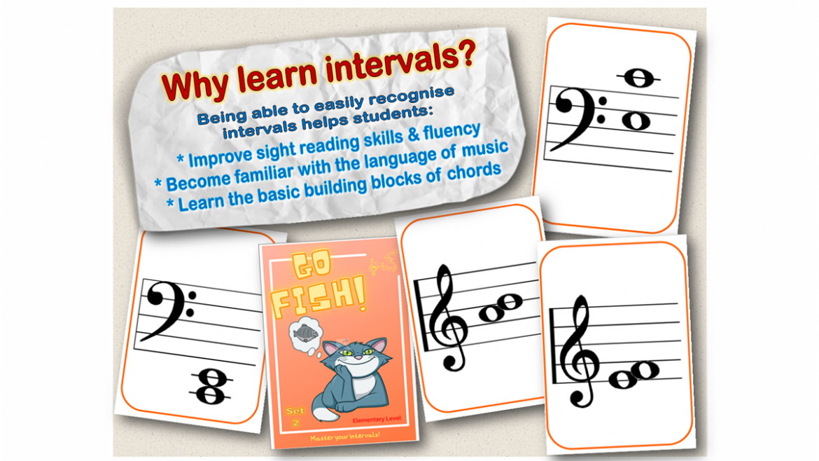 ‘Go FISH!’ Music Intervals Games & Studio Challenge