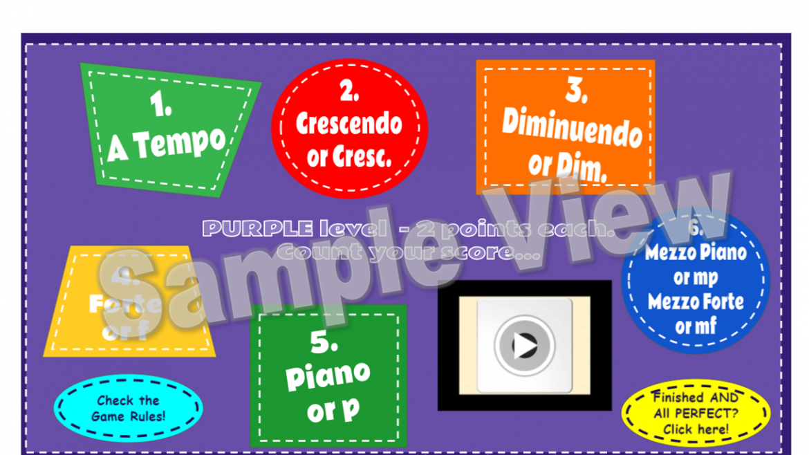 Music Quiz | Digital Flashcards Game