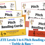 Pitch Flashcards – TREBLE Set 1, 2, 3