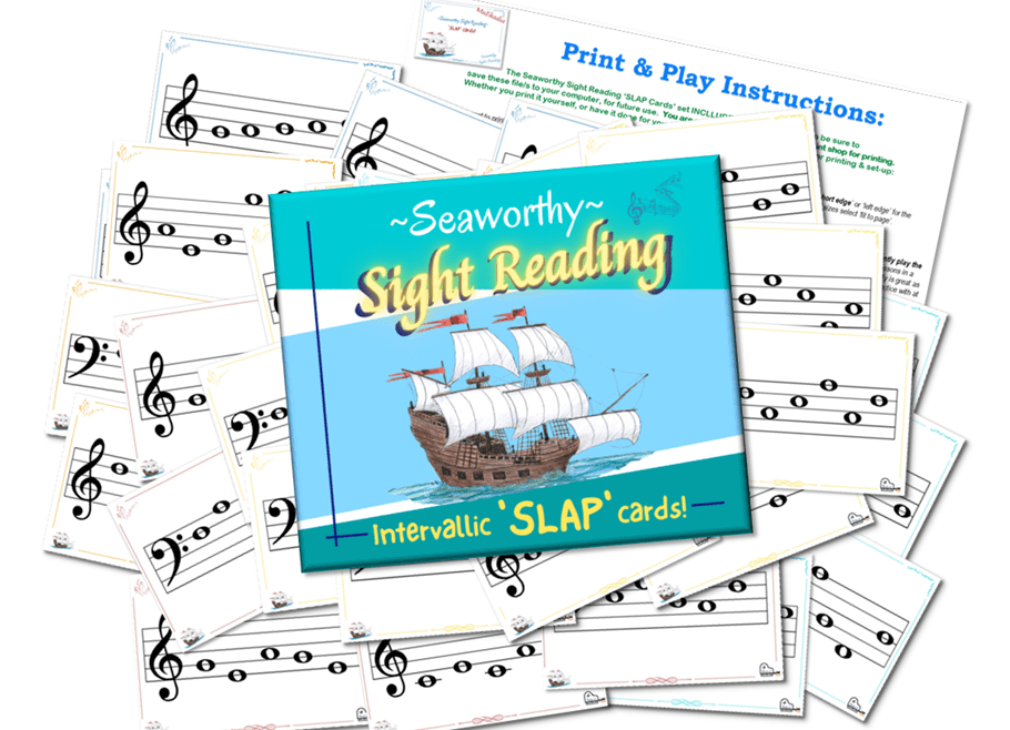 Seaworthy Sight Reading ‘SLAP’ Cards