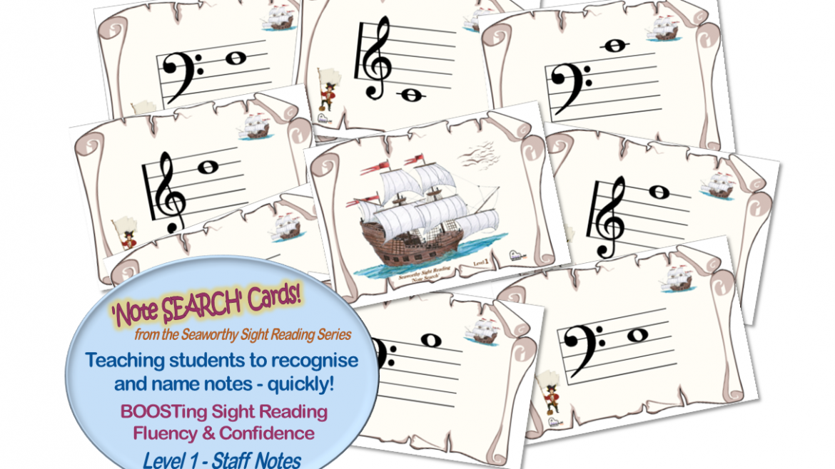 Note Printing With Pirates: A Level 1A Piano Game