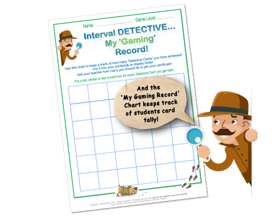 sight reading music card game, ready to print and play, multiple levels, high score board