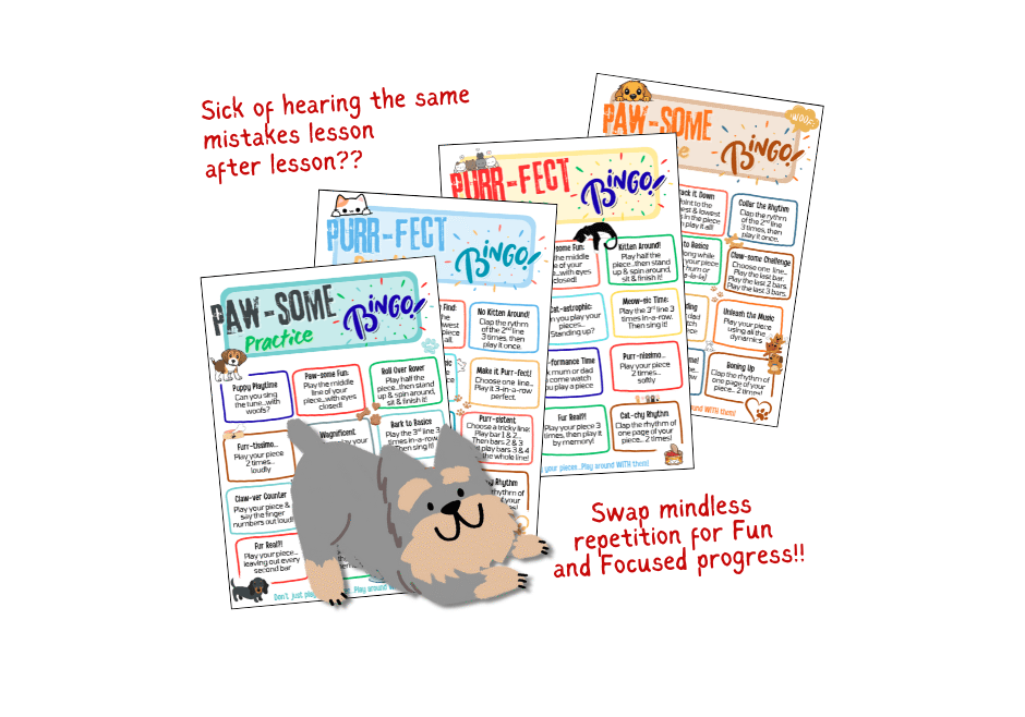 ‘Purr-fectly Paw-some’ | Practice Bingo Bundle