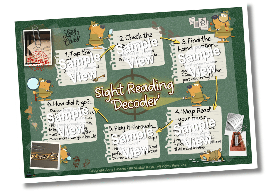 Sight Reading ‘Decoder’: Six Steps to Confident Reading!